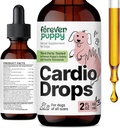 개를위한 영원히 강아지 Cardio 드롭 - 호손 Berry & Motherwort 허브 - Gotu Kola Leaves & Lavender Extract와 액체 산화 보충 - 2 fl oz