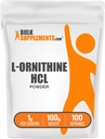 BulkSupplements.com L-Ornithine HCl 파우더 - Ornithine Supplement, 아미노산 보충 - 글루텐 무료, 서빙 당 1g, 100g (3.5 oz) (팩 1)