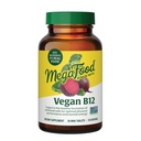 MegaFood Vegan 비타민 B12, 비타민 B 보충 비타민 B6, B12 비타민 및 Folic 산, 세포 에너지 생산, 신경 시스템 건강 및 심장 혈관 기능 지원 - 30 정제