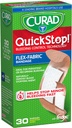 CURAD QuickStop 출혈 통제 가동 가능한 직물 붕대, 분류된 크기, 30 조사