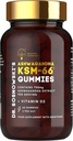Sosnowski의 BioActive KSM-66 Ashwagandha Gummies 박사 | 비타민 D2 (60 Gummies)와 750mg Ashwagandha 추출물