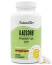 NaturalSlim Natural Potassium Citrate Gluconate 99 mg - Kadsorb는 Electrolyte Balance & Normal pH를 지원합니다. 필수 미네랄이 함유 된 흡수성 칼륨 보충제 - 비 GMO 400 캡슐 1 팩