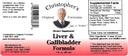 Christopher의 Original Formulas Liver & Gallbladder 공식, Detox & Digestive 지원을위한 초본 보충, 2 fl oz