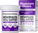 Physician 's CHOICE Menopause Probiotic Supplement for Women - 지원 호르몬 균형, 핫 플래시, 나이트 땀, 체중 관리, Bloating & Gut 건강 - 블랙 코호시, Resveratrol + - 45ct