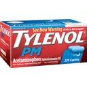 Tylenol Pm Extra Strength Pain Reliever + 수면 보조, 225 캡슐 (1 팩)