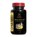 CHIA 씨앗 보충교재 - 오메가-3 보충교재, chia씨 비타민, Vegan chia씨 기름, chia씨 기름 softgels를 가진 높은 섬유 그리고 단백질 - 1개의 병