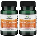 Swanson Beta-Carotene (비타민 A) 피부 눈 면역 체계 건강 산화 방지제 지원 10000 Iu (3000 mcg) 100 Sgels (2 팩)