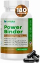 LaPura Power Binder Blend – 활성화된 Charcoal, Organic Chlorella Powder & Slippery Elm Extract와 Detox & Cleanse – 천연 해독 촉진 - 180 캡슐