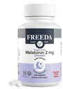 FREEDA Melatonin 2mg Sugar-Free Chewables – 성인 & 아이를 위한 자연적인 잠 원조 – Vegan, Kosher, 글루텐 자유로운, 비 GMO의 쉬운 Bedtime 지원 – 240의 정제