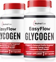 NutraRize (2 팩) Easy Flow Glycogen, EasyFlow Glycogen 지원 캡슐, Easy Flow Glyco Optimizer, 공식 EasyFlow Glyco Optimiser Caps, Easy Flow Detox Cleanse, Easy Flow Glycol (120 캡슐)