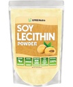 XPRS Nutra Soy Lecithin 분말 음식 급료 뚱뚱한 유화제 - 요리, 굽기 및 더 많은 것을 위해 적당한 - Vegan 친절한 Soy Lecithin 분말 요리 원조 (16 Ounce)