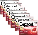 Cepacol 최대 힘 Throat 하락 Lozenges, 버찌, 16 조사 (7의 포장)