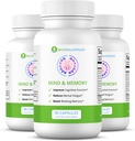 벤의 자연 건강 마음 & 기억 보충교재, Rhodiola, 녹차, Cloves & Quercetin, 90의 캡슐, 3 팩을 가진 Nootropic 뇌 지원