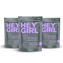 Hey Girl Sleep Tea - Chamomile, Passion Flower, Valerian Root, Lemon Balm - Calming, Relaxing Adults Sleepy Night Time Tea - 여성을위한 편안한 선물 3-packs
