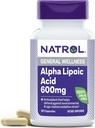 Natrol 알파 Lipoic 산 600 mg 모자, 30 ct