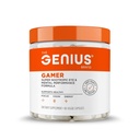 Genius 게이머, 게임 포커스 보충, 80 알약 - 엘리트 Nootropic 성능 부스터 - Boost Brain & Mental Clarity, 반응 시간 & 농도 - Lutemax와 블루 라이트 지원