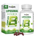 Liposomal B Complex는 Choline Inositol 비타민 B1, B2, B3, B5, B6, Biotin, Folate, 메틸을 섞는 B12- 면역성이 있는, 에너지, 뇌 심장 지원 90 Softgels를 가진 높은 흡수 B 비타민을 위해 디자인했습니다