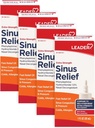 지도자 여분 힘 Sinus 기복, 빠른 행동, Sinus Decongestant, Nasal 소화 기복 살포, 찬 & 알레르기 30 mL 병 (4의 포장)