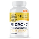 Vimergy Micro-C® 비타민 C 캡슐 - 캡슐 당 500mg, Immune Health*를 지원하고, 교원질 생산을 승진시키십시오, 건강한 Bones*, Kosher, Vegan & 글루텐 자유로운, 일정한 크기 180 캡슐을 지원합니다