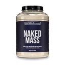 NAKED 바닐라 질량 - 모든 자연적인 바닐라 무게 게인더 단백질 분말 - 8lb 대량, GMO는, 글루텐 자유로운 & 간결 자유로운, 인공 성분 없음 - 1,260 칼로리 - 11 서빙합니다