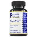 Premier Research Labs ThyroVen - 여성용 Thyroid Support, 남성용 Thyroid Support, Thyroid Supplement, Thyroid Support Complex with Naturally-Sourced Iodine - 60 캡슐