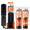 Wild Willies Beard Grooming Kit - 남자를위한 Beard Straightener, PROGRO - 머리 성장을위한 Biotin & Caffeine, Wash, Hydration - Ionic 2-in-1 Heated Comb Brush, Made in USA