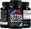 추가 강도 질소 산화물 보충교재 3X 힘 L 아르기닌, Citrulline Malate, AAKG, Beta Alanine - 우수한 근육 지원 Nitric 승압기 - 자연적인 에너지 & 심장 건강 지원 - 240의 캡슐