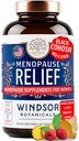 Menopause 여성용 보충제 - 5-HTP, Dong Quai, Menopause 핫 플래시, 야간 땀 구호 지원 - 여성 사전 Meno Premenopausal Perimenopause 보충 - 90 모자