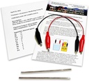 콜로이드 실버 발전기 와이어 99.99% 순수 12 게이지 (0.08 in./2.06 mm) 세트의 (2) 4-Inch Rods + Mini/Travel Generator - 포함 와이어 + 완료 지침