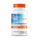 의사의 최고의 Serrapeptase, 40,000 SPU, 지원 Sinus 건강, 비 GMO, Vegan 90 Veggie 모자