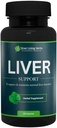 Silver Lining Herbs Liver Support - Liver Health를 유지하는 데 도움이되는 초본 지원 - 면역 체계 및 알레르기를 지원하는 천연 간병 치료 - 90 캡슐