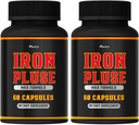 (2 팩) IronPulse 캡슐 최대 공식, IronPulse 최대 지원 캡슐, 철 맥박 알약, IronPulse 알약, 철 맥박 지원 알약, 2의 팩