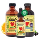 CHILDLIFE ESSENTIALS 면역 지원 3-Pack - 액체 비타민 C, 첫 번째 방어 및 Echinacea - 유아, 유아 및 어린이를위한 면역 부스트 보충제