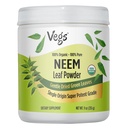 유기 Neem 잎 분말 - 냉동 건조 True Green Neem Leaves Powder - 머리 성장, 피부 및 Gut 건강, 정화, 면역력 지원 - 9 oz