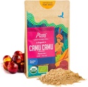 Andes Camu Camu 과일 분말 (Myrciaria dubia) - 비타민 C & 아스코르브산 풍부 - Immunostimulant & 뇌 활동 유지 - 비 GMO, Vegan