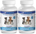 개 음식 나쁜 호흡 - DOG DIGESTIVE AID PROBIOTICS - NATURAL APPROACH - BAD BREATH 및 GAS에 대한 솔루션 - COUNTER DIARRHEA - 개 프로바이오틱스 정제 - 2 병 (120 치료)