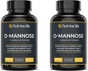 Urinary Tract 감염 치료 D Mannose 1000mg 캡슐 - Hibiscus 추출물을 가진 D-Mannose & Cranberry 알약 - 힘 Urinary Tract 건강