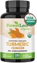 심황 보충교재 여분 힘 2265mg - 심황 Curcumin 보충교재 w/BioPerine 까만 고추 - Tumeric와 생강 보충교재, 95% Curcuminoids, 지원 면역력, 120의 모자