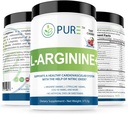 PURE L-Arginine+ L- Arginine+, L- 아르기닌 L Citrulline CoQ10와 더 많은 것! 혈압, 콜레스테롤, 에너지, 혈류, 근육 발달 & 더 많은 것을 위한 지원 (Tropical Mango)