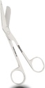 ProMaxCare 5.5 인치 트라우마는 간호사를위한 가위 - Lister Bandage Scissors Veterinary - 간호사를위한 의료 가위, 외과 및 EMS 사용 (실버)