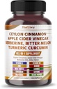 Ceylon Cinnamon Apple Cider Vinegar Berberine Bitter Melon - 미국에서 만든