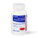 MAJOR Docusate 나트륨 250 mg, Occasional 변비 완화에 대한 추가 강도 발판 연화제 - 자극제 ‐ 무료, 100 Softgels (1 팩)
