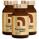 Fucoidan은 AHCC® Brown Seaweed Immunity Supplement와 함께 고순도 유기 Mekabu Mozuku Agaricus 3 병 - 480 야채 캡슐 일본제