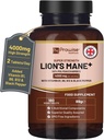 Lions Mane 버섯 보충 비타민 B1, B6, B12 및 블랙 페퍼 - 50 % 다당류 (노트 분말 또는 캡슐)가있는 180 슈퍼 강도 Vegan 정제 | Prowise로 영국에서 제작
