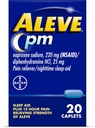 체 통증 완화 및 야간 수면 보조 Naproxen 나트륨 캡 ‐ 20 조사