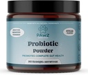 개를위한 PAWZ Probiotic 분말 - 90 Scoops 스테이크 맛 - Gut Health 및 Digestion - Probiotics 보충 지원 면역 체계 및 피부 및 외투 건강 - 모든 유형의 개에 적합