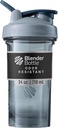 BlenderBottle Shaker Bottle Pro 시리즈 단백질 쉐이크 및 사전 운동, 24Ounce, 풀 컬러 그레이 완벽