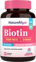 Biotin 10000 mcg, 높은 효능, 생물학적 활성, 최대 흡수를위한 냉압 코코넛 오일, 젤라틴, 헤어, 손톱, 피부, 60 채식 Softgels