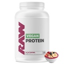 RAW Vegan Protein Powder, Acai Bowl - 20g의 식물 기반 단백질 분말 및 근육 성장 및 회복을위한 비타민과 포화 - 낮은 발톱, 자연적으로 맛 & 단화 - 25 서빙