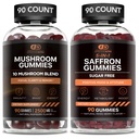 EFFECTIVE NUTRA 버섯 Gummies & Saffron Gummies